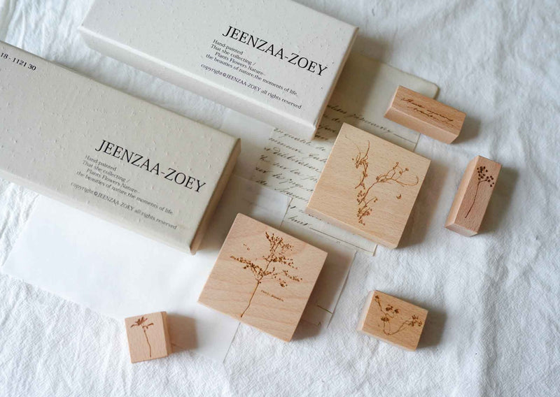 Jeenzaa-Zoey Original Rubber Stamp Set 