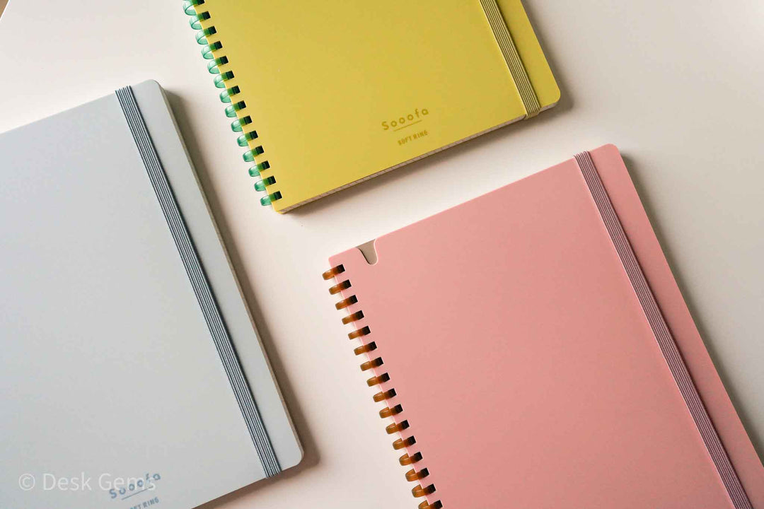 Kokuyo Sooofa Soft Ring Notebook - A5 - 4mm Grid