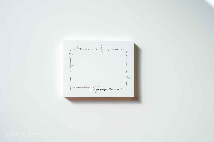 Hase Memo Pad - Greeting
