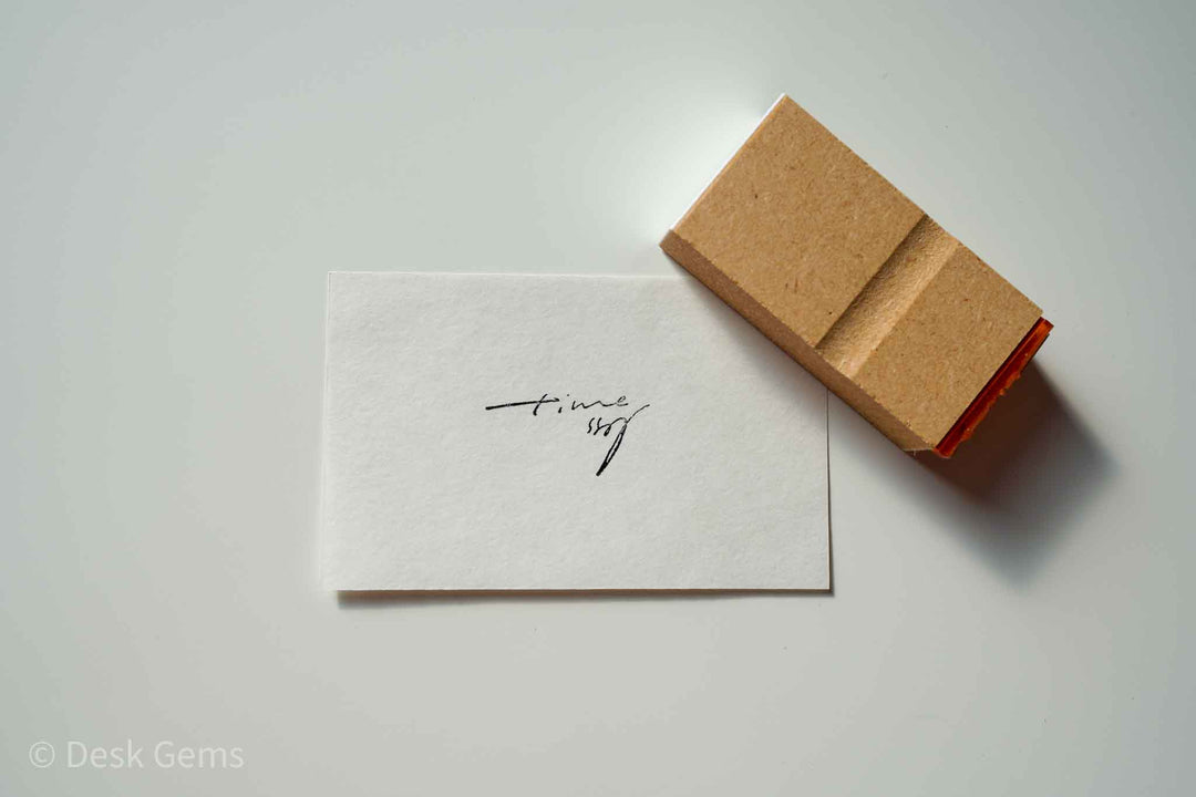 Hase Original Rubber Stamp - Time less