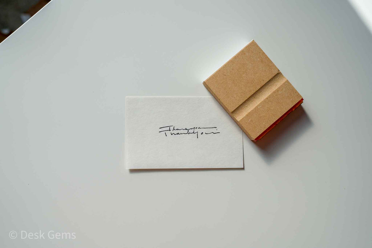 Hase Original Rubber Stamp - Thank you