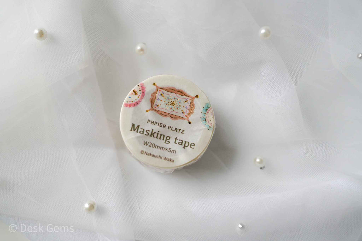 Papier Platz Nakauchi Waka Washi Tape - Flower Label 