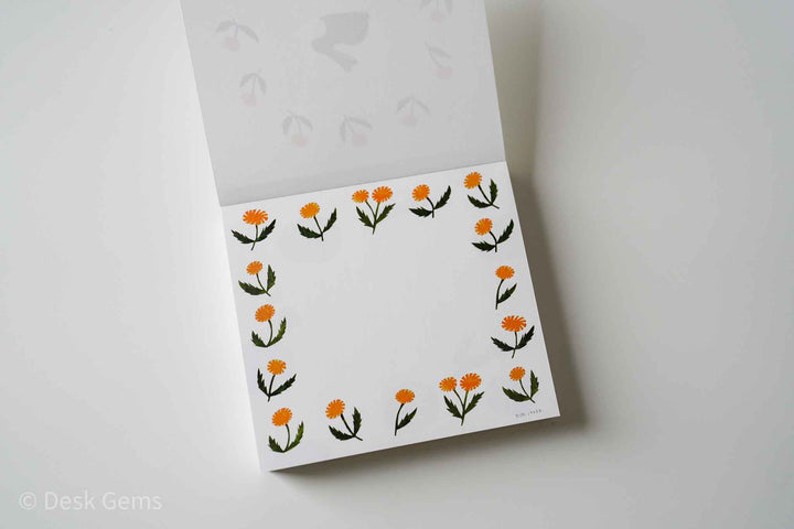 Nishi Shuku Block Memo Pad - Grassland 