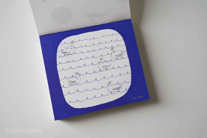 Nishi Shuku Block Memo Pad - Grassland 