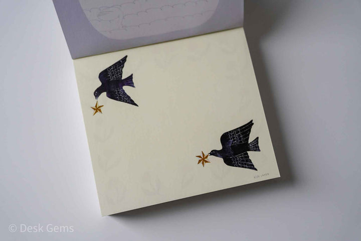 Nishi Shuku Block Memo Pad - Grassland 
