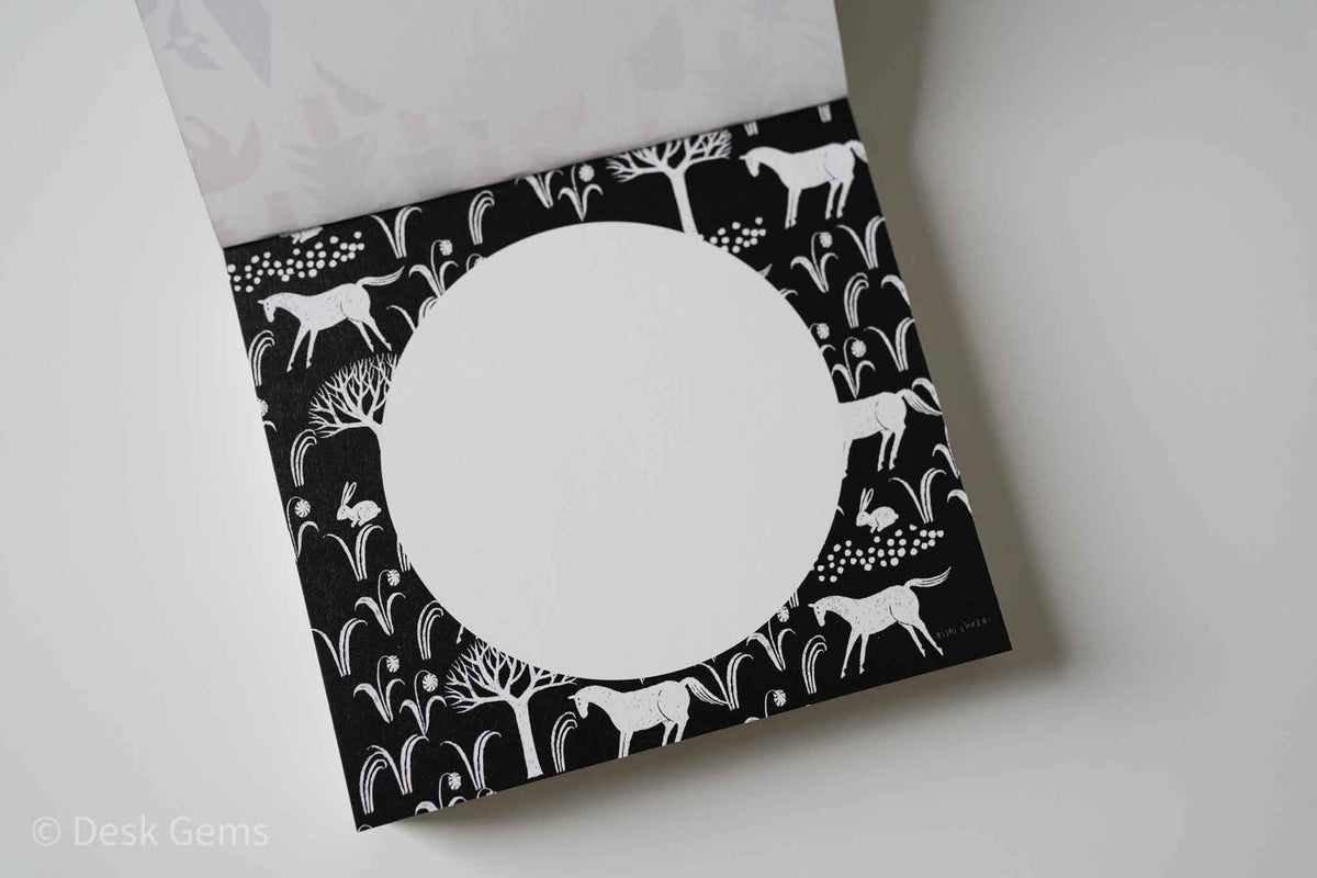 Nishi Shuku Block Memo Pad - Forest 