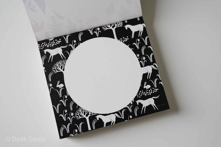 Nishi Shuku Block Memo Pad - Forest 