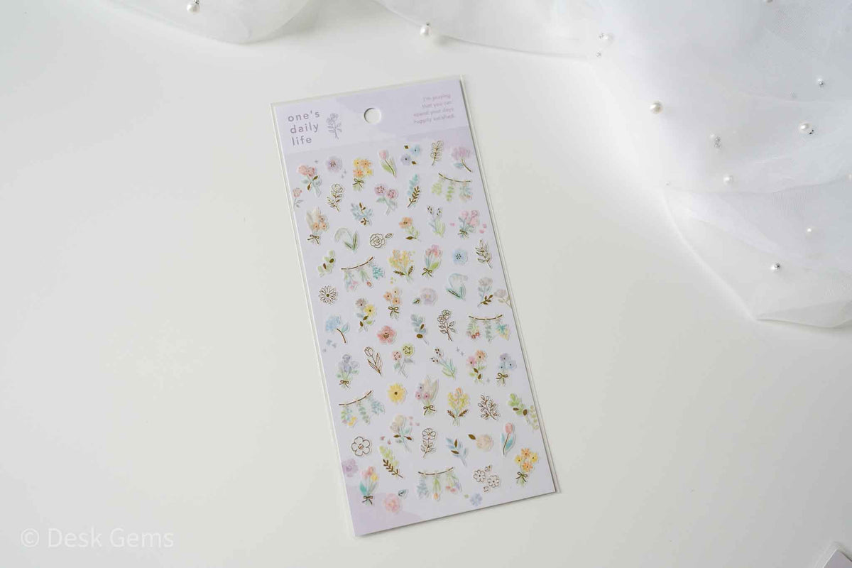 Mind Wave Daily Life Stickers - Flower