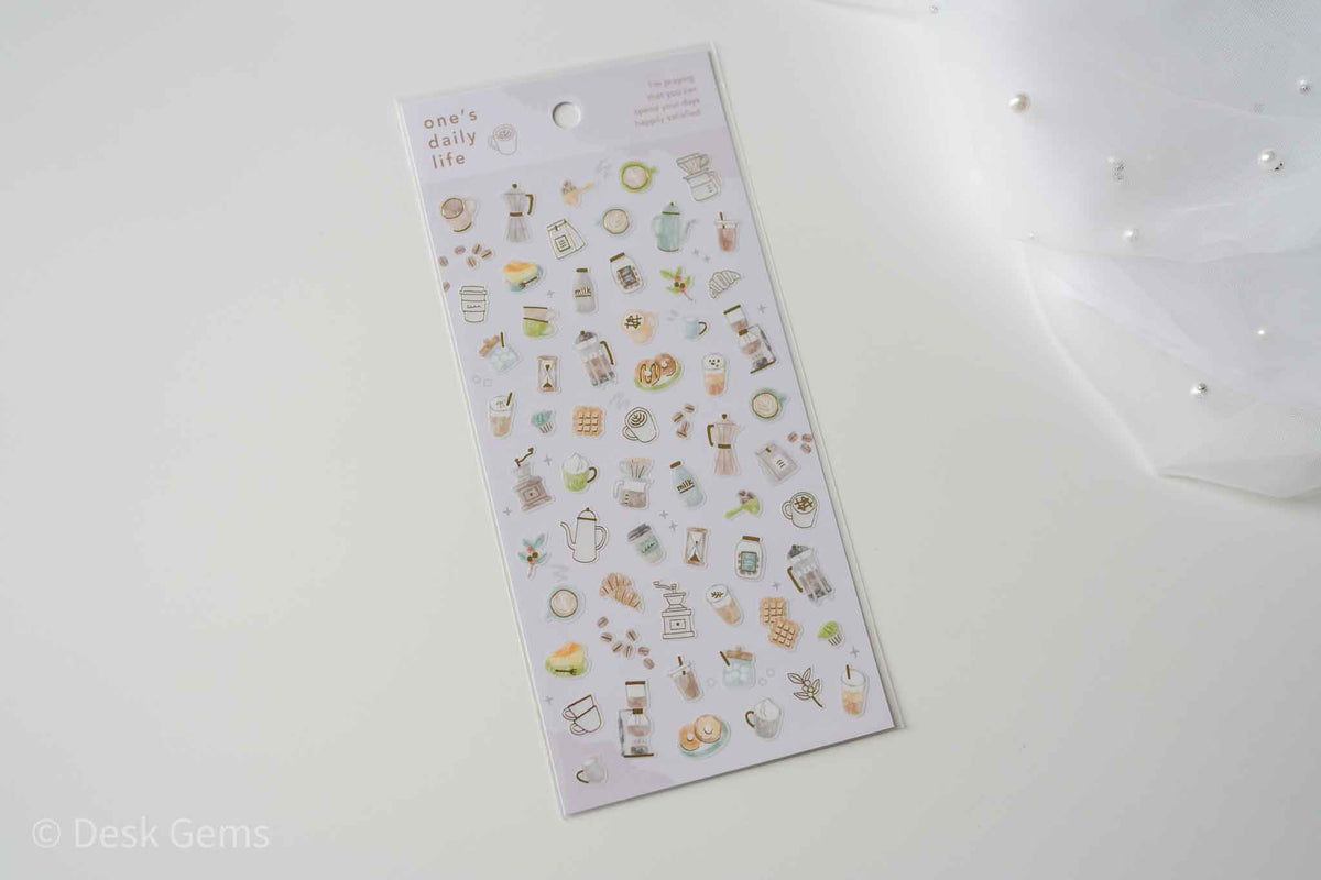 Mind Wave Daily Life Stickers - Coffee