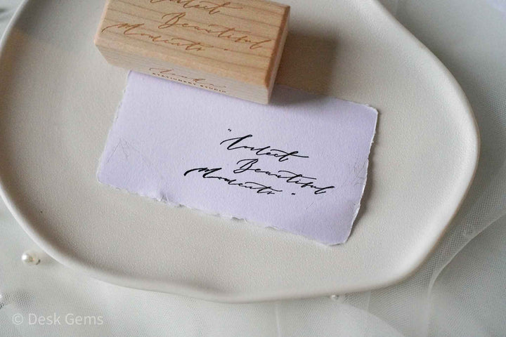 EUREKA Original Stamp - English Handwritings - Collect Beautiful Moment