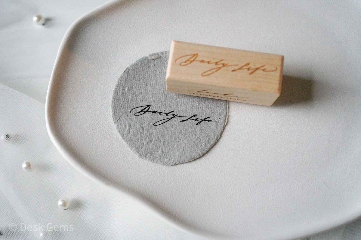 EUREKA Original Stamp - English Handwritings - Daily Life