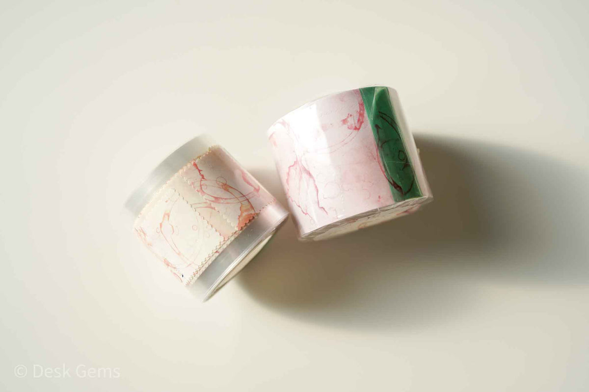 Lihaopaper Tea Stain Postmark Tape 