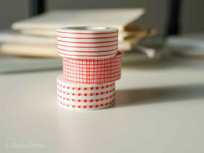 Classiky Mitsou Washi Tape - 20mm - Red 
