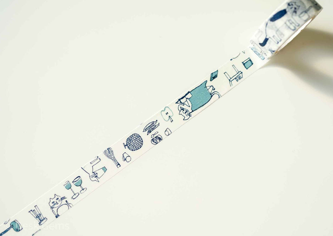 Classiky Toranekobonbon Washi Tape - Cat 