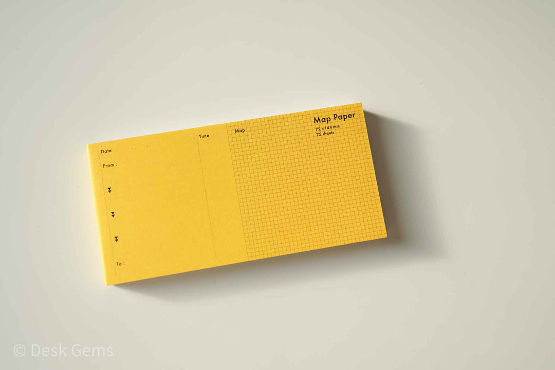 Classiky Paper Memo Pad - Map