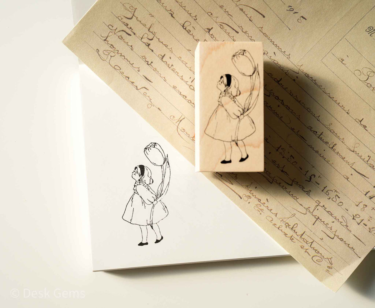 Like Studio Vol.6 Rubber Stamps - Between Times - Tulip Girl