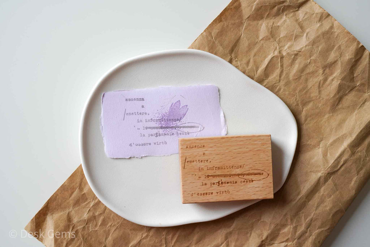 Sue Sauce Classic Rubber Stamp - Crossed Out