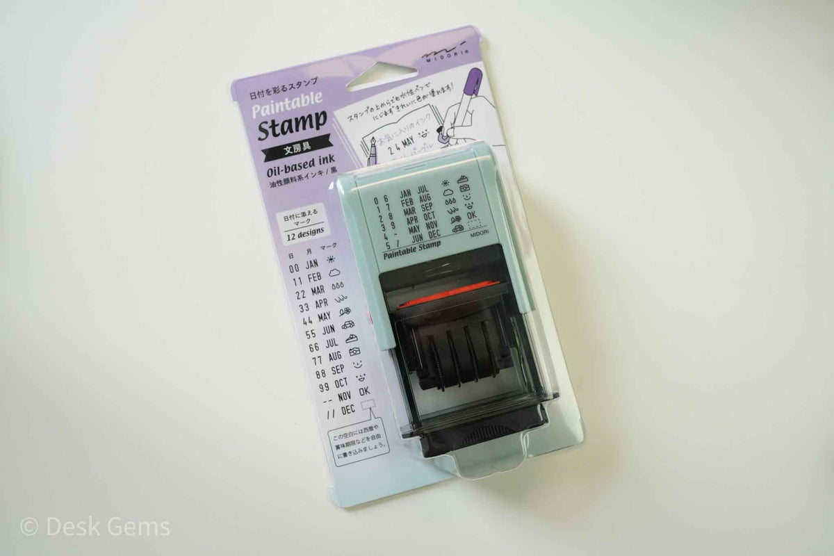 Midori Rotating Paintable Dater Stamp - Stationery