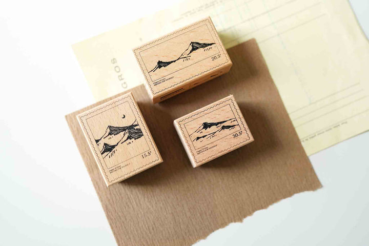 Lihaopaper Mountain Postal Rubber Stamp
