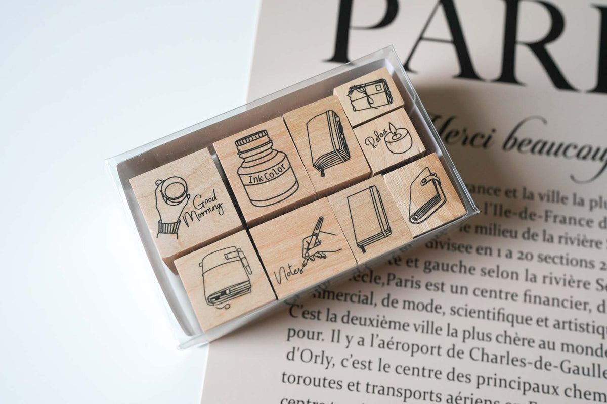 Kodomo x Siawasehanko Sunkodo Collaboration Stamp Sets - Planner