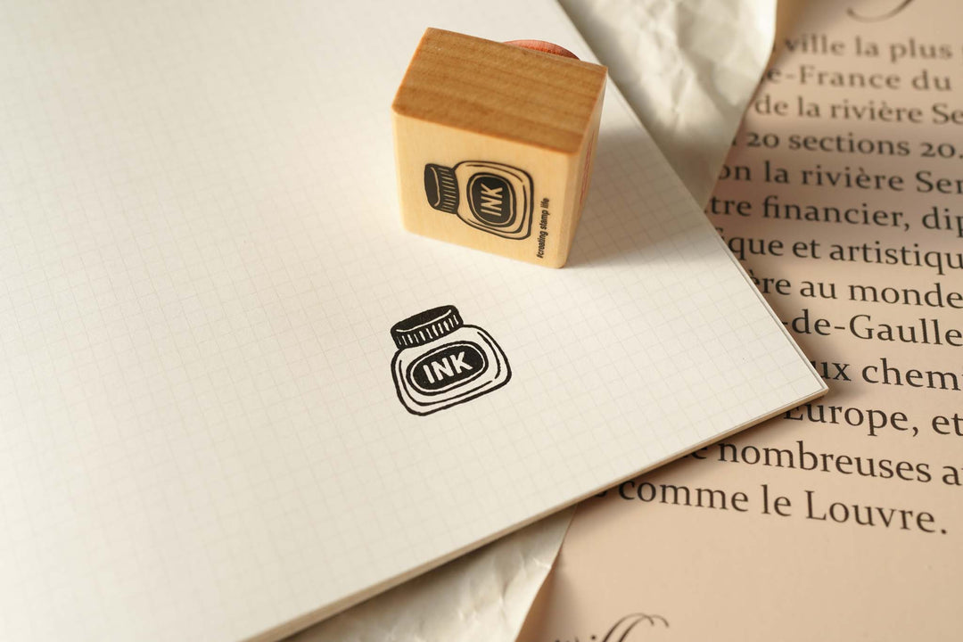 Kodomo No Kao Original Stamps - I Love Stamps - Ink Bottle