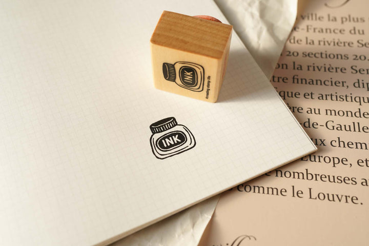 Kodomo No Kao Original Stamps - I Love Stamps - Ink Bottle