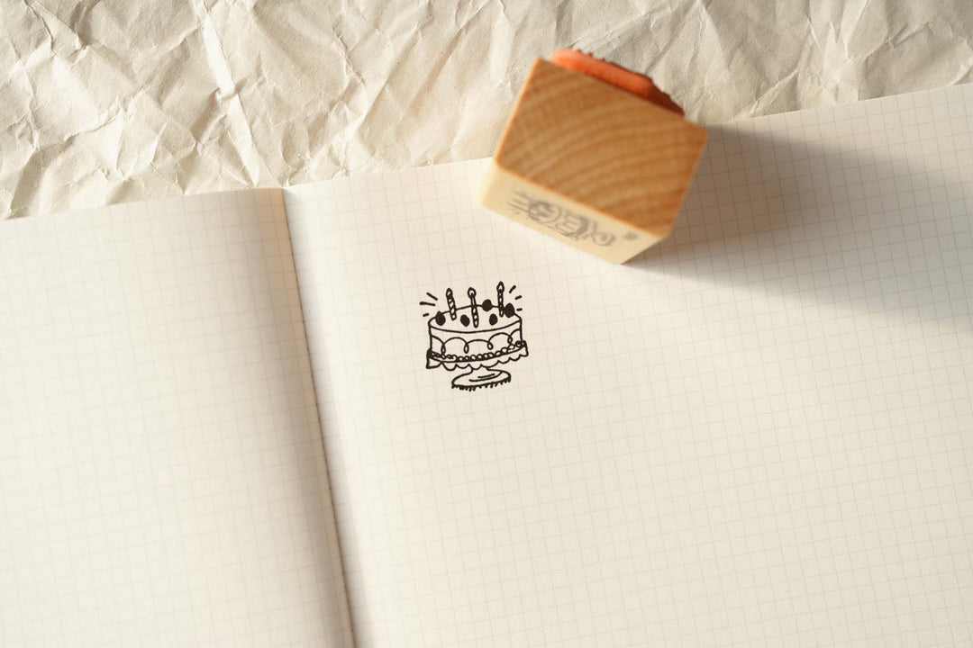 Kodomo No Kao Original Stamps - I Love Stamps - Birthday Cake