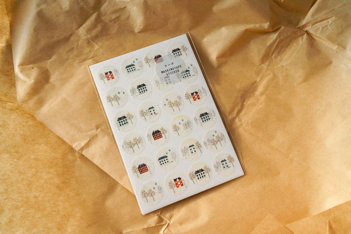 Yohaku Original Washi Stickers - Street Corner