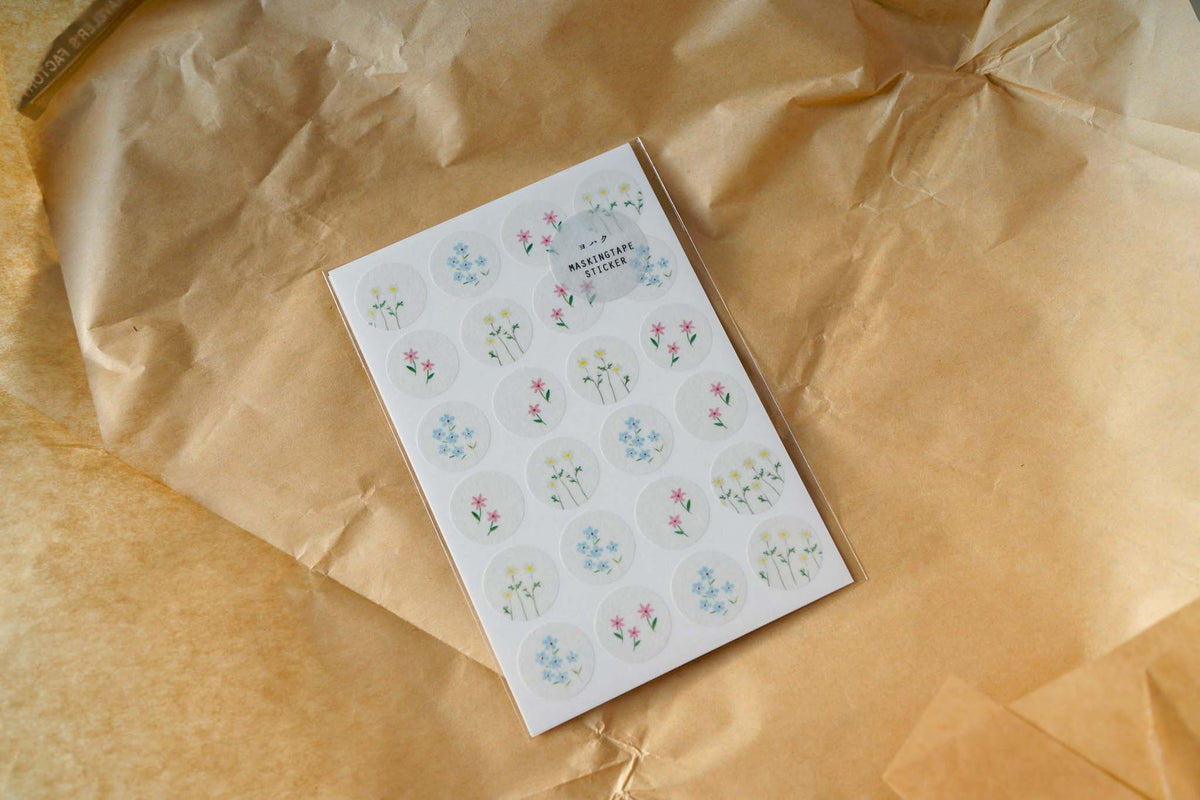 Yohaku Original Washi Stickers - Humming