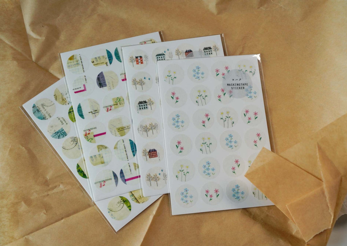 Yohaku Original Washi Stickers 
