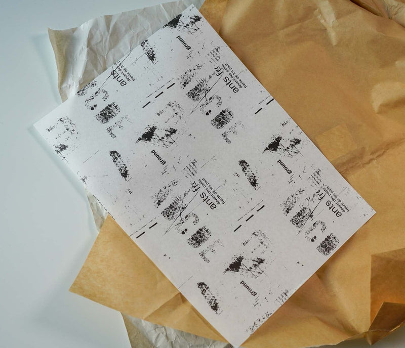 Yohaku Original Wrapping Paper - A4 - Monologue