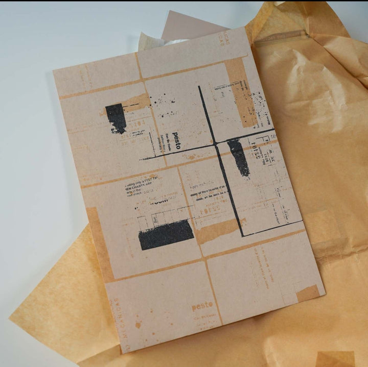  Yohaku Original Wrapping Paper - A4 - Nostalgia
