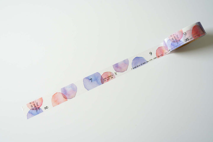 Yohaku Original Washi Tape - Red and Pink - Summer Color