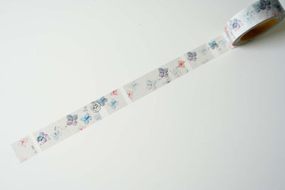 Yohaku Original Washi Tape - Flower - Hydrangea