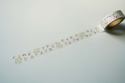 Yohaku Original Washi Tape - Flower - A Day in Fall