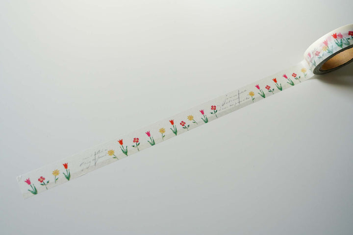 Yohaku Original Washi Tape - Flower - Spring Field