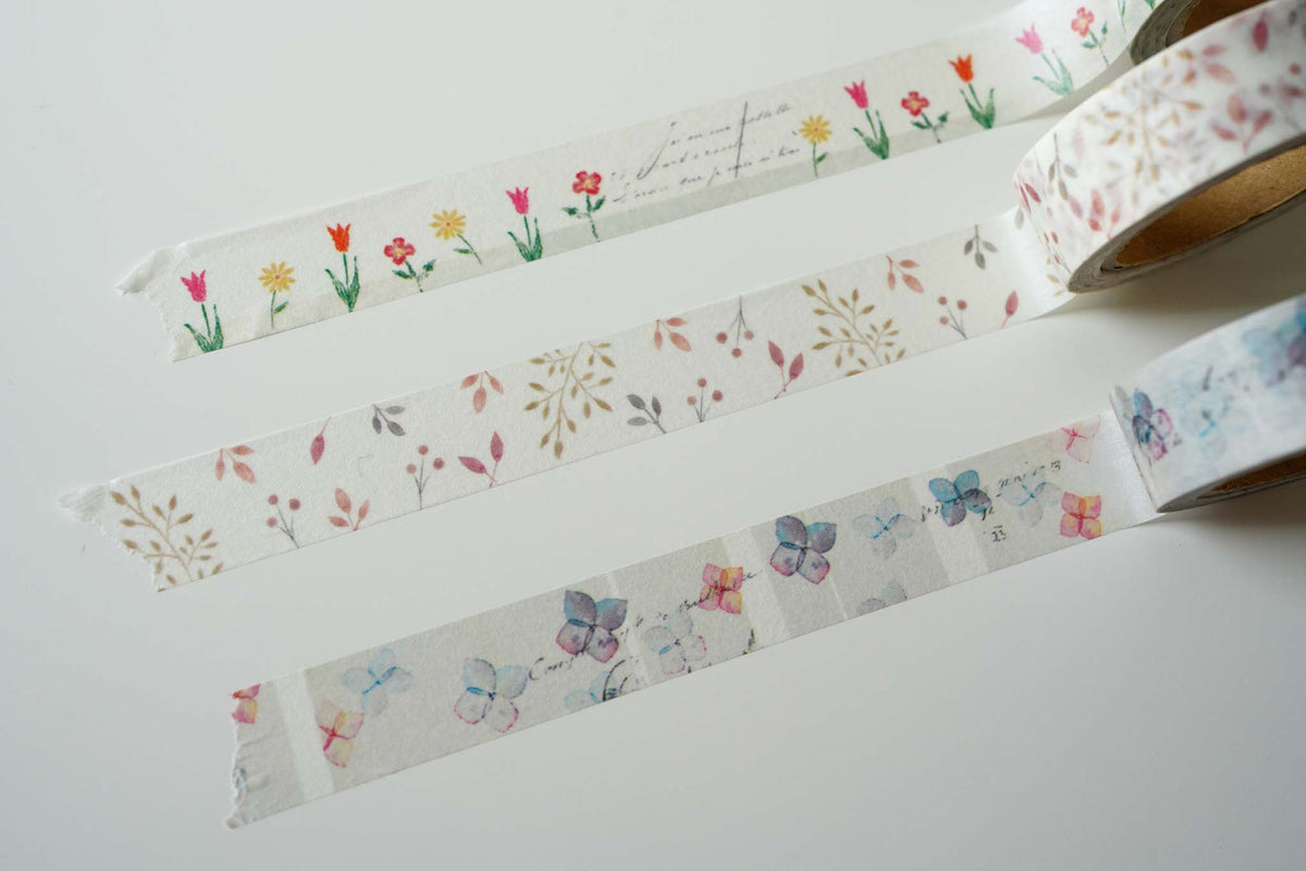 Yohaku Original Washi Tape - Flower 