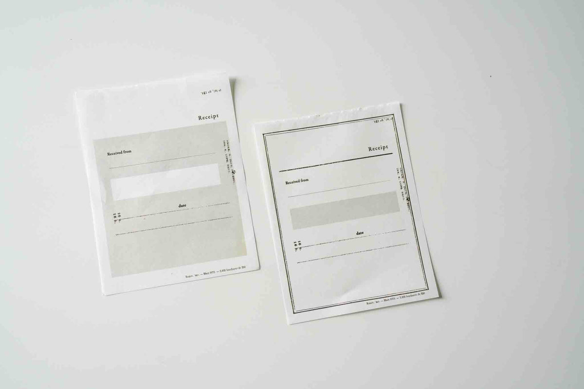 Yohaku Original Memo Pad - Receipt 