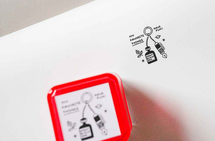 Eric Small Things x SANBY Self-inking Stamp - Stationery Keychain