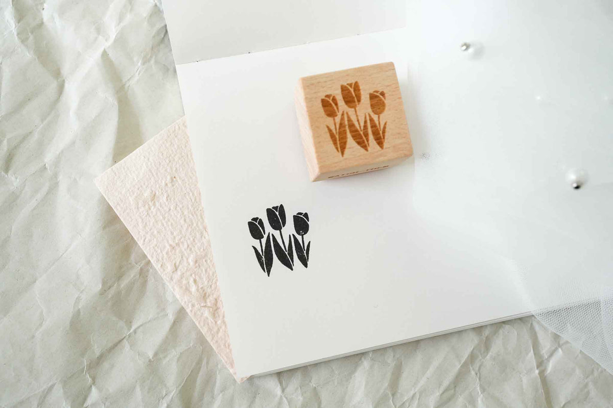 Watch_Them One Summer Series Stamp - Tulips