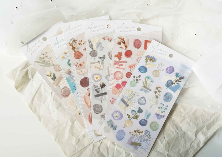 Mind Wave Wax Seal Stickers 