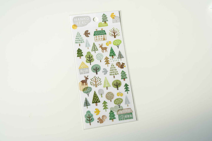 Mind Wave Hanko Seal Stickers - Forest