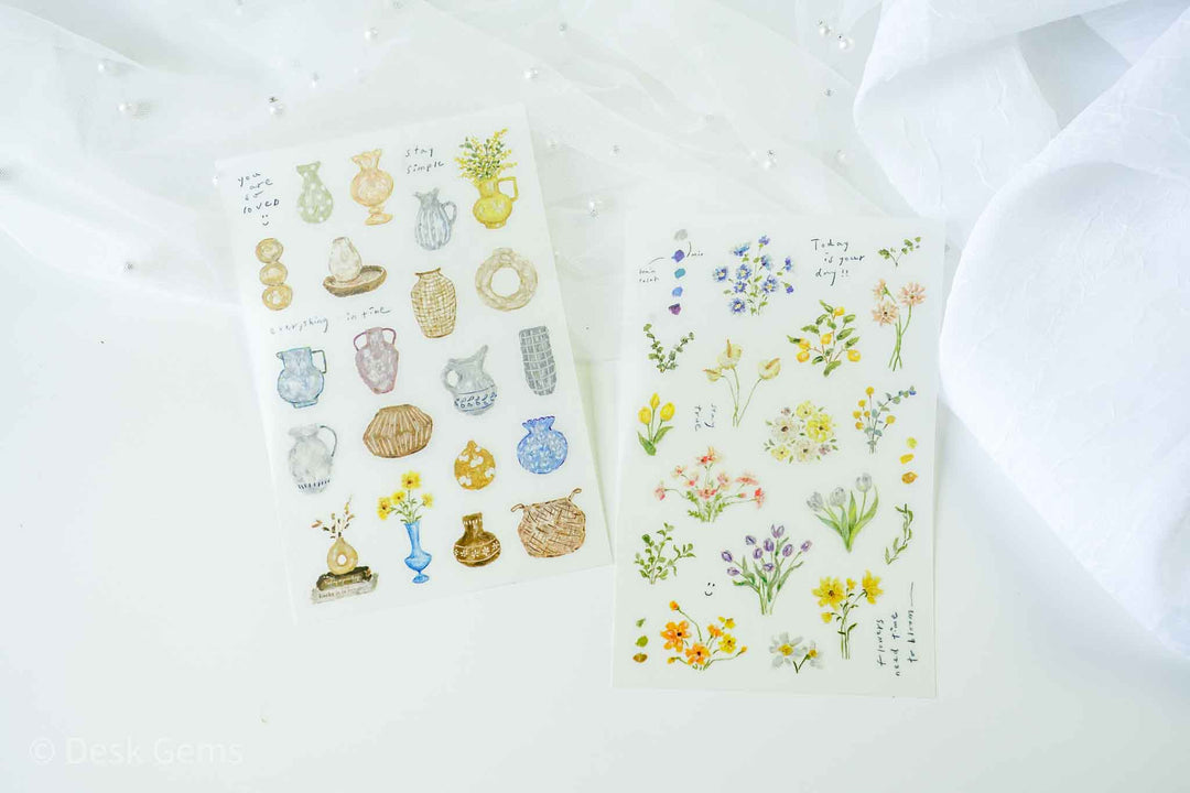 Pion Transfer Stickers (New Summer 2022) - Floral