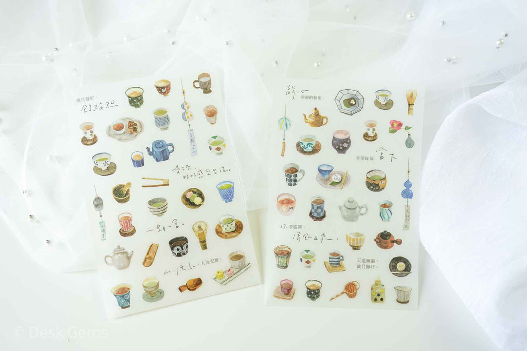 Pion Transfer Stickers (New Summer 2022) - Tea House