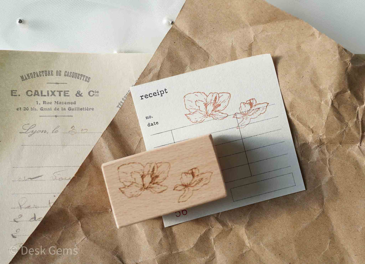 Jeenzaa-Zoey Original Rubber Stamp Set - Flowers and Falling Shadows (B) - 26
