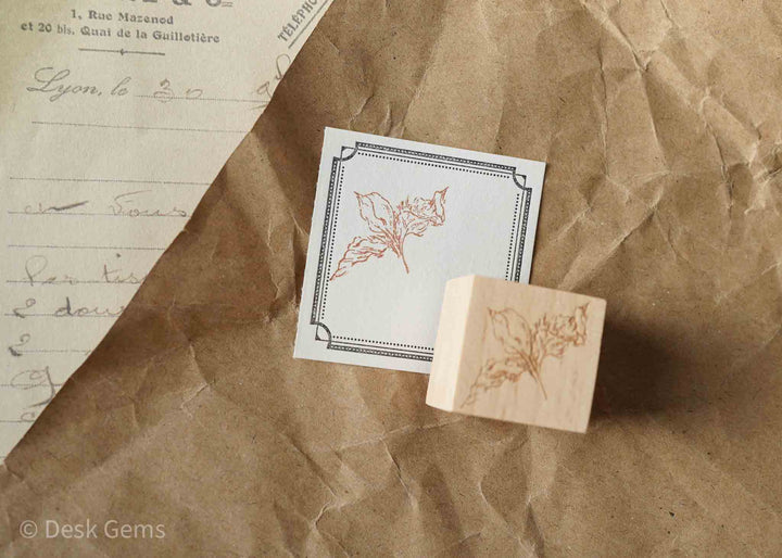 Jeenzaa-Zoey Original Rubber Stamp Set - Flowers and Falling Shadows (B) - 25