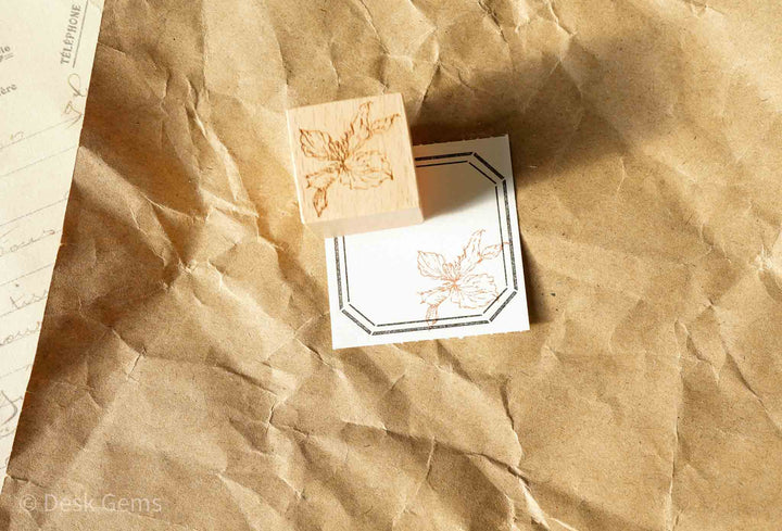 Jeenzaa-Zoey Original Rubber Stamp Set - Flowers and Falling Shadows (B) - 22