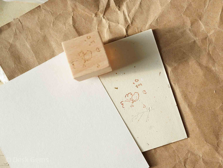 Jeenzaa-Zoey Original Rubber Stamp Set - Flowers and Falling Shadows - 14