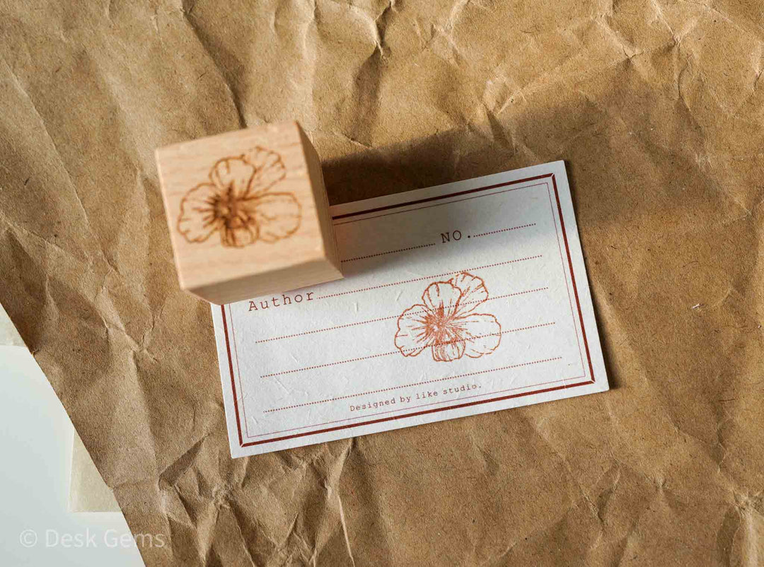 Jeenzaa-Zoey Original Rubber Stamp Set - Flowers and Falling Shadows - 11