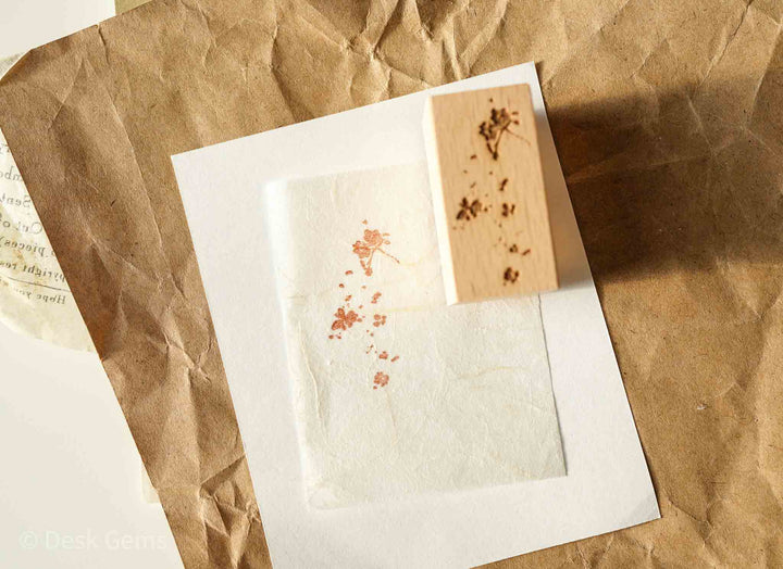 Jeenzaa-Zoey Original Rubber Stamp Set - Flowers and Falling Shadows - 9